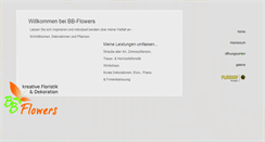 Desktop Screenshot of bb-flowers.com